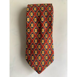 Lands End Silk Tie Long